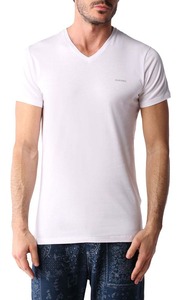 * ラスト * 正規品 DIESEL V-Neck T-Shirt ディーゼル Vネック Tシャツ XXL / White *