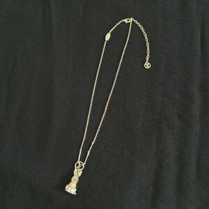 1円〜美品/LOUISVUITTON/ルイヴィトン/ネックレス /ペンダント /ゴールド /ラビット/ヴィンテージ/アクセサリー /希少品/刻印あり