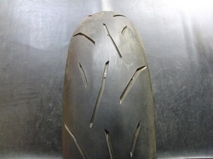 単品中古タイヤ!ダンロップ◎α12 H. 140/70R17. ひ654:21014