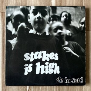 【US盤/LP】De La Soul デ・ラ・ソウル / Stakes Is High ■ Tommy Boy / TB 1149 / J.Dilla / Zhane / ヒップホップ名盤 / USプレス