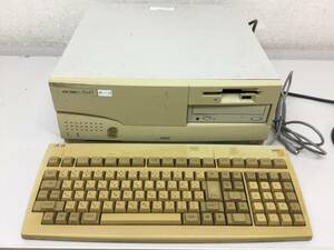 NEC PC-9821 PC9821RA43YZ Ra43 パーソナルコンピューター レトロ PC + 純正 キーボード CMP-6D1Y7 / 通電確認のみ B