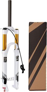 27.5 インチ MTBサスペンションフォーク、 ストレートチューブ 1-1 / 8インチ 29ER 自転車吸収装置 フロントフォーク トラベル120mm