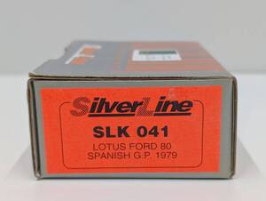 PN19A◆TAMEO Sliver Line 1/43 タメオ SLK 041 Lotus Ford ロータス フォード 80 スペイン Spanish 1979 マリオアンドレッティ M.Andretti