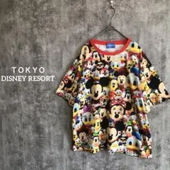 DISNEY RESORT プリントTシャツ 半袖 キャラ ユニセックス XL