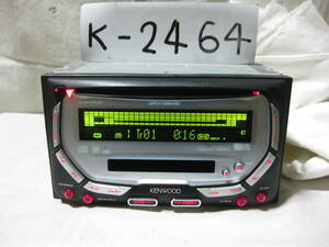 K-2464　KENWOOD　ケンウッド　DPX-05MDB　MDLP　2Dサイズ　CD&MDデッキ　故障品