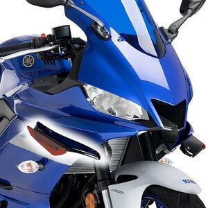 【SALE】Puig 3739R サイドスポイラー ウイングレット [レッド] YAMAHA YZF-R3 (19-20) プーチ