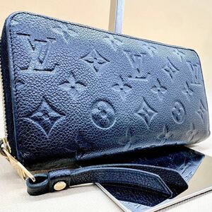 未使用級●ルイヴィトン Louis vuitton メンズ ジッピーウォレット アンプラント ノワール 長財布 M60571 ブラック 黒 モノグラム レザー