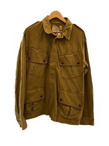 RRL◆24AW/ニットヘリンボーンツイルジャケット/L/コットン/CML/MNRRKN16820173200