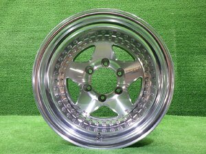 中古 16インチ 16×9.5J 6穴 ラグナ ザイジックス 社外 アルミホイール 1本 超希少 レアサイズ 深リム 背面タイヤなどに