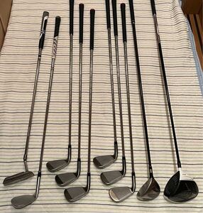 【美品】TaylorMade ゴルフクラブ 10本セット キャディバッグ付