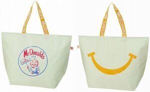 新品　ビッグスマイルバッグ　トートバッグ　マクドナルド50周年グッズ「BIG SMILE BAG　エコバッグ　