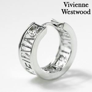 ヴィヴィアン ウエストウッド ピアス Vivienne Westwood MAN WESTMINSTER 真鍮 フープ 片耳用 62030052-02P019 シルバー ビビアン