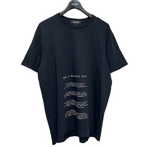 シュープ SHOOP　 Wat a Wonderful World プリントTシャツ 商品番号：8071000119636-071S-TM