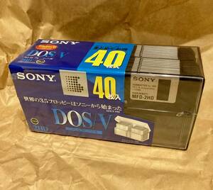 稀少未開封品●SONY/ソニー Windows DOS/V 40MF2HDGPD2 フォーマット済み 2HD フロッピーディスク