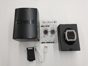 Shot Navi Crest ゴルフGPS/ シルバー/ 動作確認済/ 中古品 店舗受取可