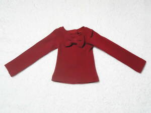 ◆チョコメロ様製 ドール用カットソー(赤) MDDサイズ / ドルフィードリーム 服 衣装◆