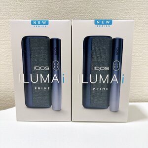 【TOA4283a】IQOS アイコス ILUMAi PRIME ミッドナイトブラック 2点セット M0010/M0021 電子タバコ 喫煙具 動作確認済 検品の為開封済