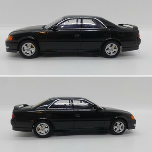 ケース無し JZX100 1/43 チェイサー ツアラーV CHASER TOURER V 1988 後期型 ダークグリーンマイカ 京商 K03717DG ネオクラシックカー