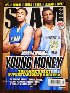 2013 May SLAM MAGAZINE #167 ANDREW WIGGINS JABARI PARKER / スラム 雑誌 Jordan, Nike, Adidas NBA Basketball