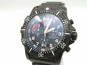 1円◆稼働◆ ルミノックス ブラック クオーツ メンズ 腕時計 N58003