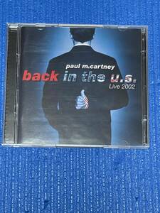 Paul McCartney / Back In The U.S. Live 2002 EU盤CD 状態良好