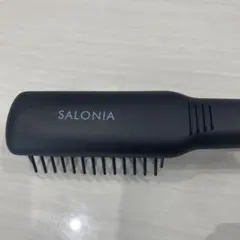 SALONIA ブラシヘアアイロン ブラック