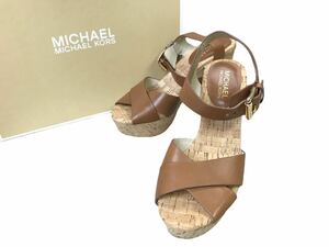 (D) michael kors マイケルコース プラットフォーム サンダル 6.5 (ma)