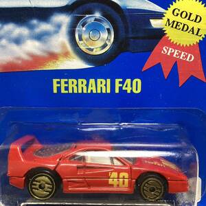 ☆ホットウィール☆ フェラーリ F40 赤　カードシワあり　Hot Wheels 