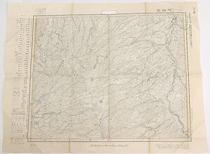 【古地図】蓼科山　五万分一地形圖長野十二號(共十六面) 応急修正版　昭和29年　地理調査所★tr.61