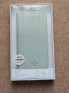 iPhone 13 Pro Max用 LANVIN en Bleu ブックタイプケース／Mineral Gray×Light Green R21C098H 未開封