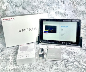 2181//【美品】docomo SONY XPERIA SO-03E Wi-Fi+Cellular 32GB SONY純正イヤホン付き