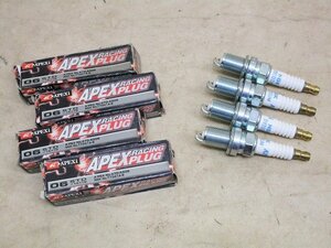 未使用品★APEXレーシング プラグ06番14×19φ.4本セット(APEX：470-AS06)(NGK：T7341A-6)★イリジウム APEXiアペックス旧車★J-00072