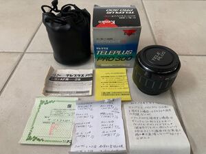 1円 美品 kenko ケンコー TELEPLUS PRO 300 2x テレプラス プロ 外箱 説明書 カバー付き テレコンバーター Nikon ニコンAF用 良品