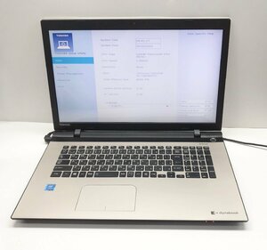 NT: 17.3型☆TOSHIBA BX/67VG Pentium 3825U 1.90GH/メモリ：4GB/ 無線/ マルチ/ノートパソコン