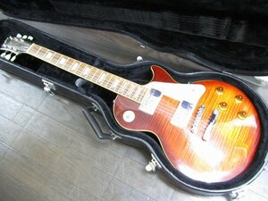 1円スタート Epiphone エピフォン Les Paul レスポール エレキギター ブラウン 弦楽器 ハードケース付き