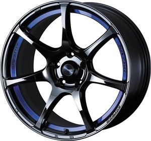 WedsSport ホイール SA75R BLCII 18インチ×7.5J ＋35 5H114.3 入数：1台分(4本) 74043