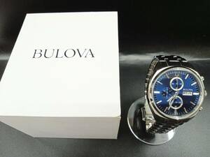 BULOVA ブローバ クラシック／96C136 時計 ブルー 店舗受取可