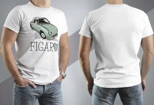 nissan 日産 FIGARO フィガロ Tシャツ フィガロファン必見 Lサイズ　ラスト1着