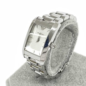 ◆EMPORIO ARMANI エンポリオアルマーニ 腕時計 クォーツ◆AR-0359 シルバーカラー SS レディース ウォッチ watch