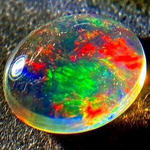 遊色効果抜群!!［天然オパール3.136ct］J 11.5×9.7mm ルース 裸石 opal 宝石 ジュエリー jewerly 