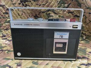 J5870 SANYO カセットテープデッキ サンヨー テープレコーダー MR-410 現状品