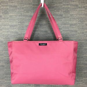 Kate spade/ケイトスペード　肩掛け/トートバッグ　ピンク　ロゴ　管NO.B22-4