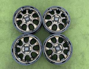 ◆希少 MAD CROSS MX ◆ 14x4.5J+45/PCD:100/4穴◆4本. アクティ ハイゼット キャリー ホワイトレター バモス サンバー アウトドア 等に