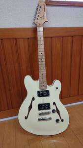 Squier by Fender / Affinity Series STARCASTER スクワイヤ フェンダー エレキギター スターキャスター Olympic White　極美品