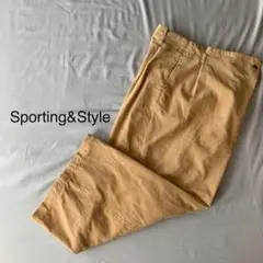 →1,980円 Sporting&Styleパンツ女性茶色サイズ38