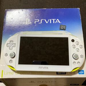 PlayStation Vita （PCH-2000シリーズ） Wi-Fiモデル ライムグリーン/ホワイト PCH-2000ZA13 PSVITA