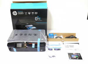 【美品】【通電OK】HP Photosmart 5520 インクジェットプリンター コンピューター 周辺機器 ネットワーク No.CN340144NJ_XFU_B1009-F00C