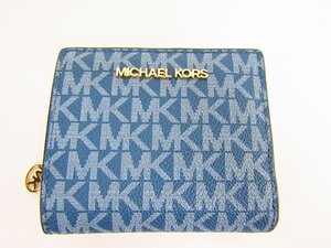 MICHAEL KORS マイケルコース モノグラム 二つ折り財布 (小銭入れあり) ★AC25409