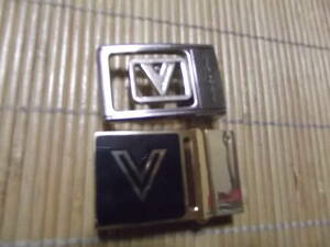 2個セット　Valentino　ヴァレンチノ製　ベルト用　バックル　金属製