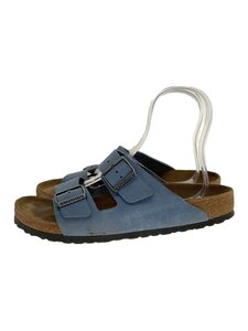 BIRKENSTOCK◆サンダル/アリゾナ/ソフトフットベット/27cm/BLU//